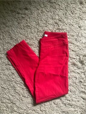 Women’s Slim Red Skinny Pants